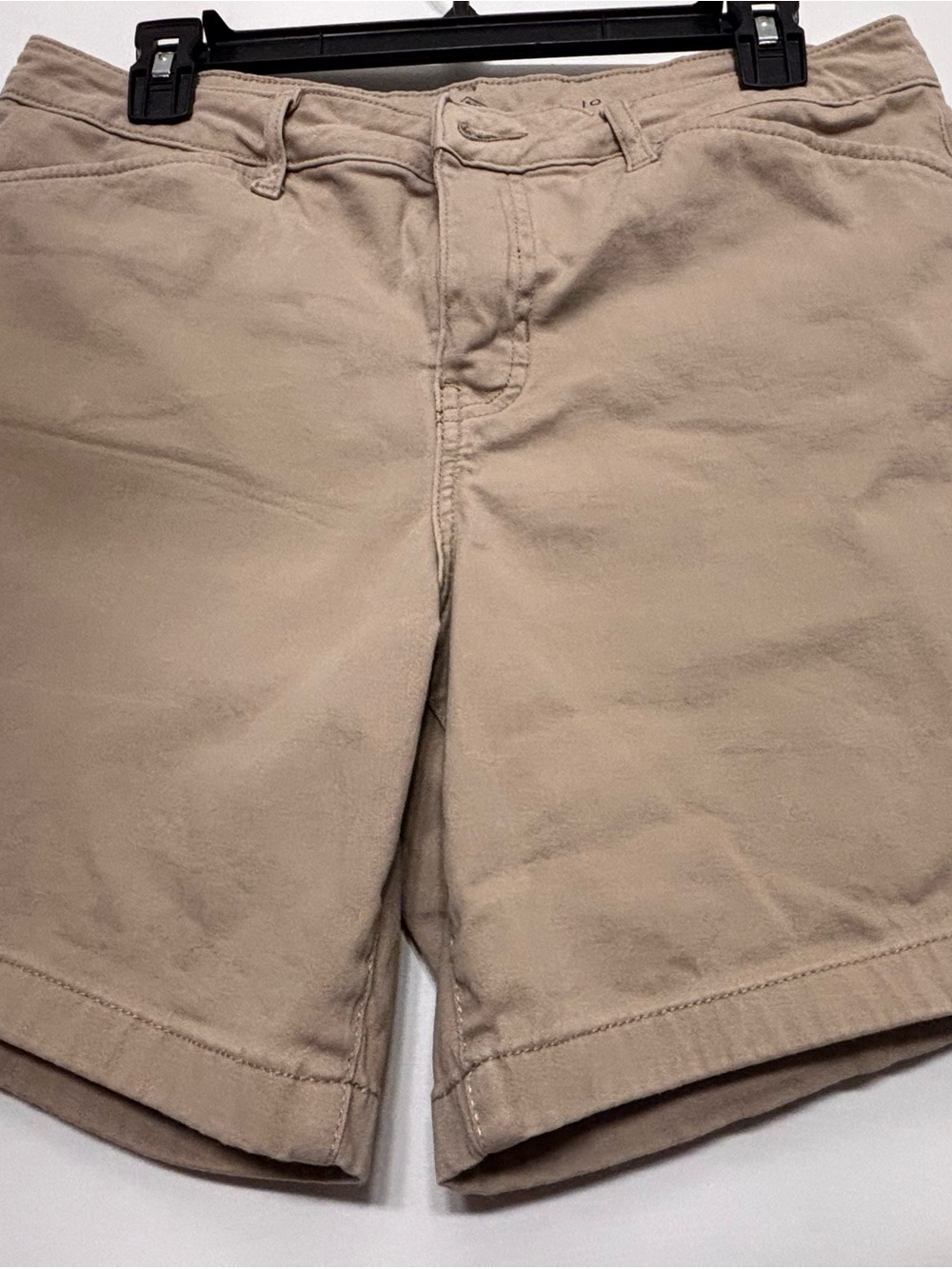 St. John's Bay Men's Tan Flat-Front Shorts